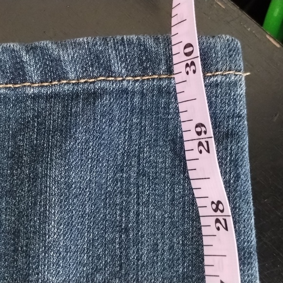 Gloria Vanderbilt Amanda straight leg denim jeans size 12 high rise stretch - Picture 10 of 10